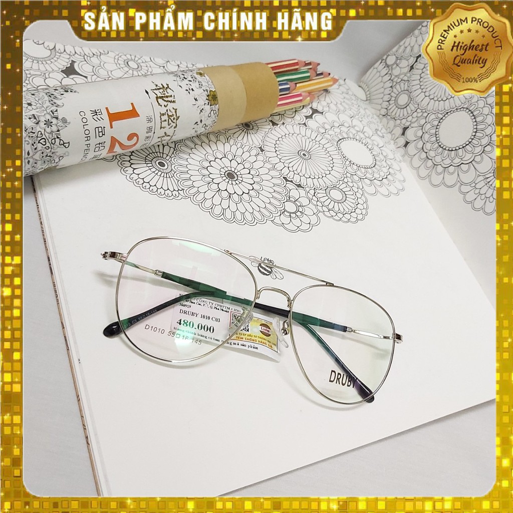 Gọng Kính Nhật Titanium DRUBY Made In Japan