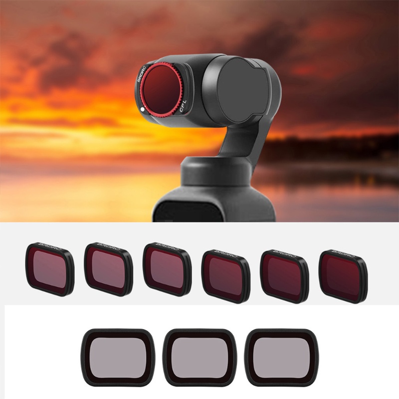 Bộ 3 Kính Lọc CPL / UV / ND8PL Cho Máy Ảnh Bỏ Túi 1 / 2