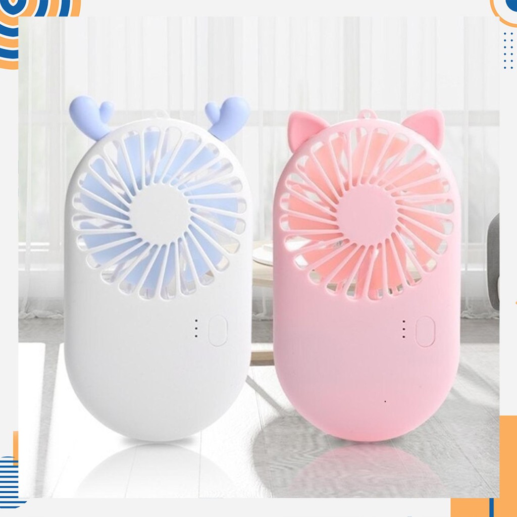 [ Có Video ] Quạt Cầm Tay Mini Pocket Fan Chính Hãng [ Full Box + Phụ Kiện]