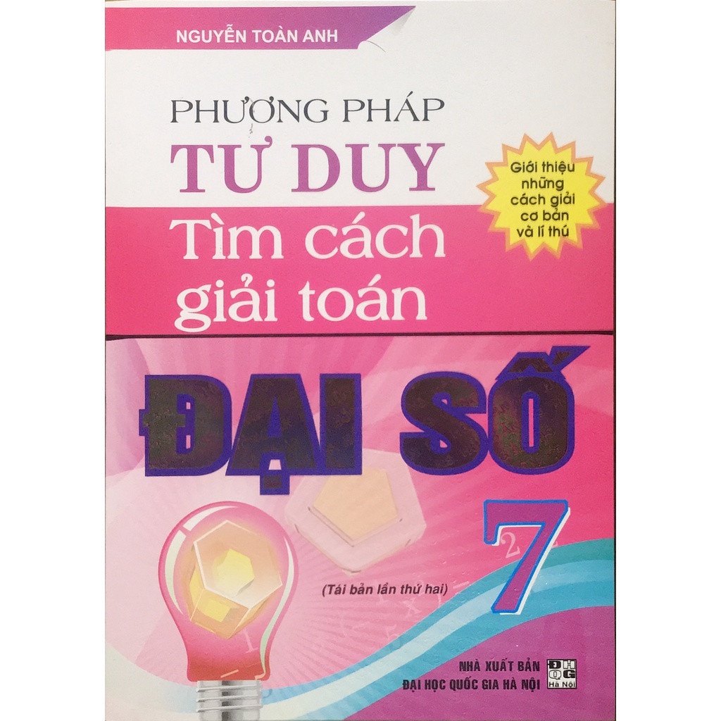 Sách - Phương pháp tư duy tìm cách giải toán Đai số lớp 7