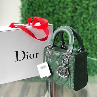 Túi Dior lady trần 3 ô