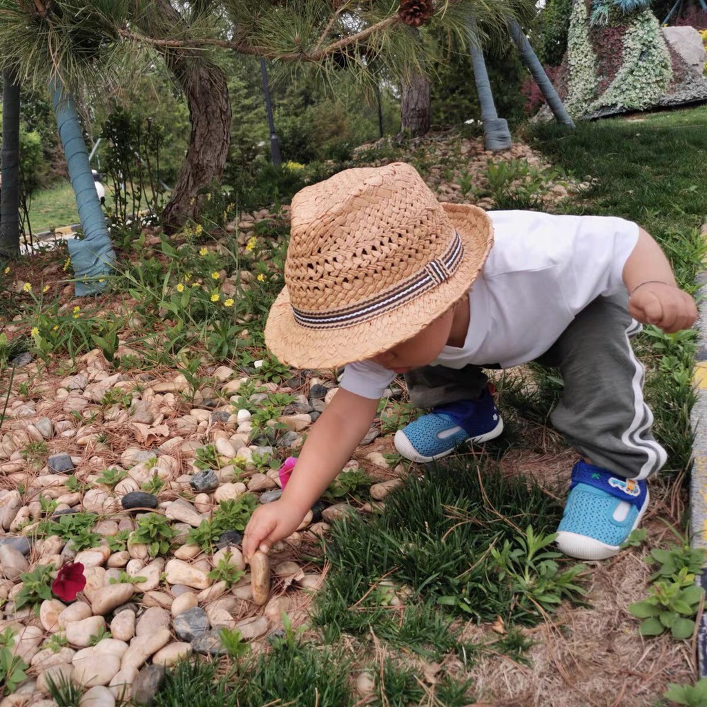 Mũ Cói Cho Bé - Mũ cói mùa hè cho bé trai từ 2-8 tuổi phong cách cao bồi siêu xinh mẫu mới nhất MC04