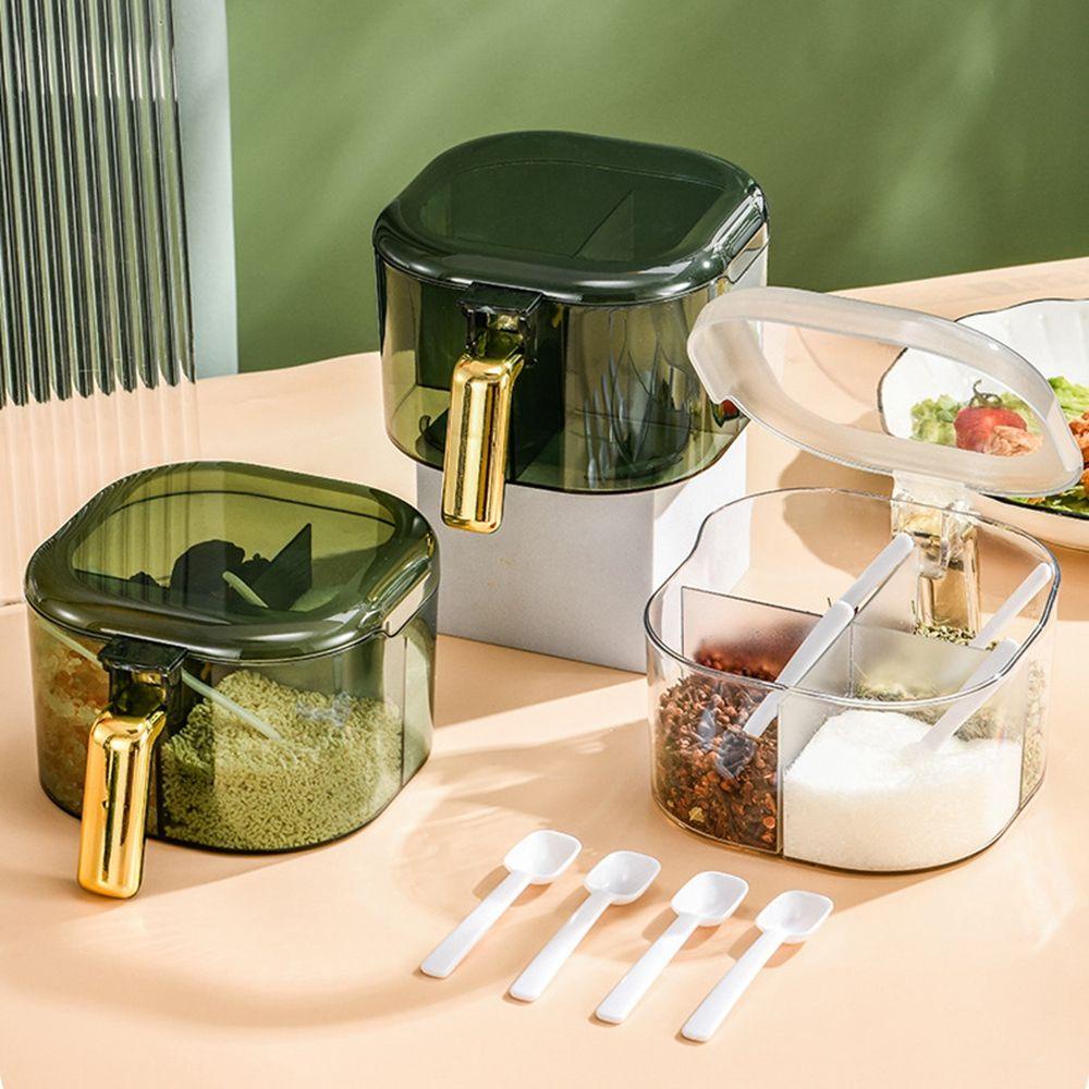 Hộp Đựng Gia Vị Kèm Muỗng Tiện Dụng Cho Tiệc BBQ