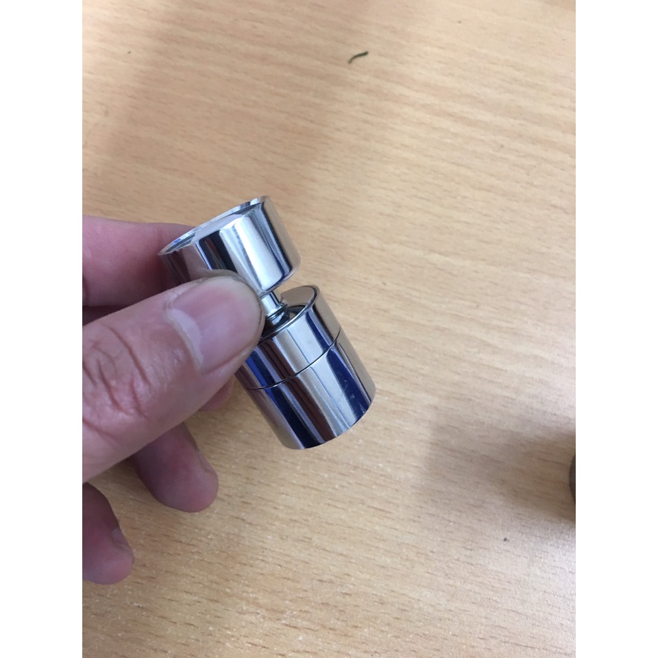 Đầu vòi nối thông minh , tăng áp xoay 306 độ (chất liệu :Đồng mạ crom)