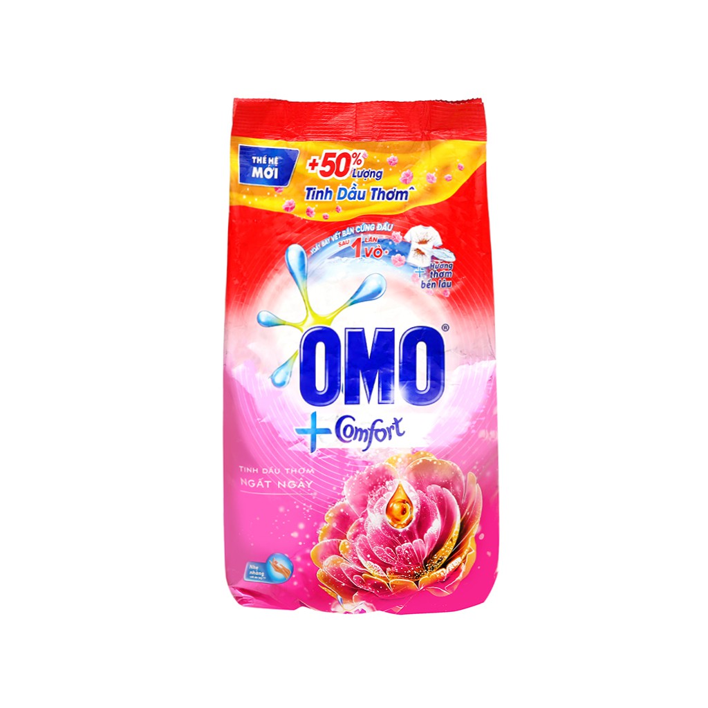 Bột giặt OMO Comfort tinh dầu thơm ngất ngây 720g