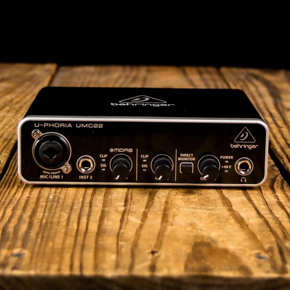 Behringer U-PHORIA UMC22 - Sound Card Thu Âm và Làm Nhạc