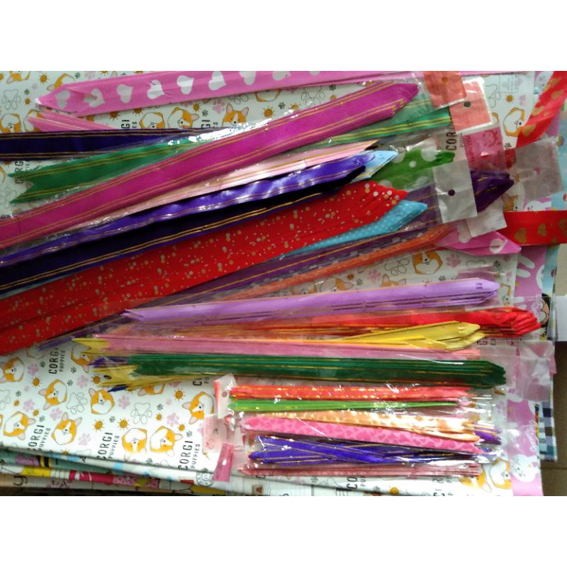 10 chiếc nơ rút 3 kích thước, nơ buộc quà sinh nhật, gói quà tặng