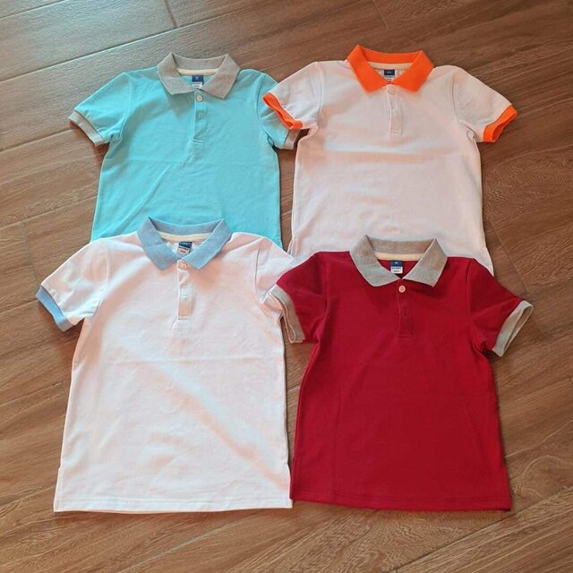 Áo Thun Polo có cổ cho bé trai và gái size đại chất cotton la.coste dầy dặn thấm hút mồ hôi VNXK XanhHouse
