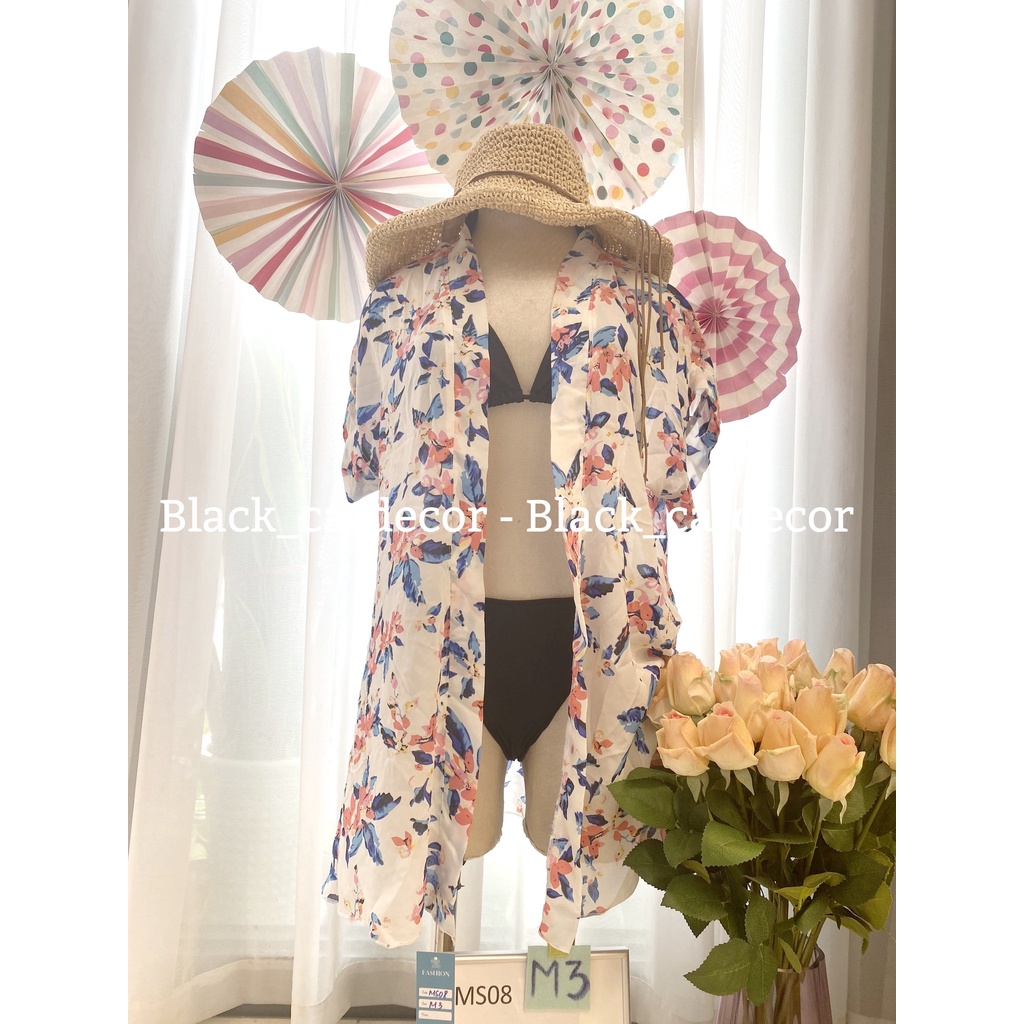 Kimono Áo Choàng Đi Biển Họa Tiết MS08