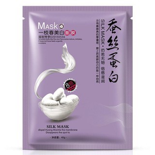 Mặt nạ giấy dưỡng da mụn cấp ẩm thải độc tơ tằm ONE SPRING SILK MASK - T02