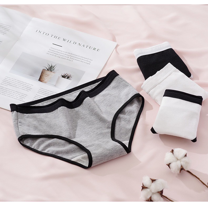 Quần Lót Nữ Cotton Kiểu Trơn Mềm Mại Mã E22