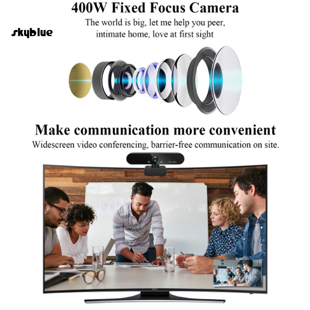 Webcam USB 1080P có thể điều chỉnh hiệu ứng âm thanh hồng ngoại | WebRaoVat - webraovat.net.vn
