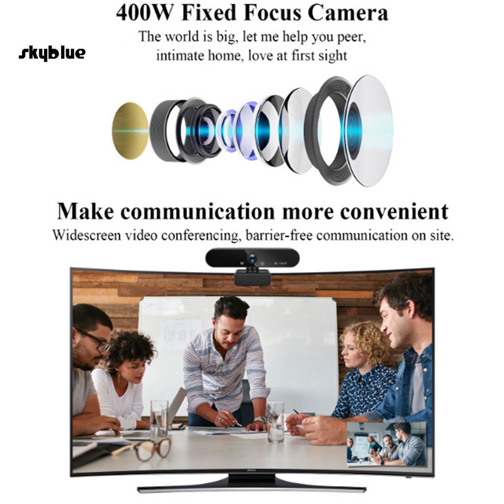 Webcam USB 1080P có thể điều chỉnh hiệu ứng âm thanh hồng ngoại | BigBuy360 - bigbuy360.vn