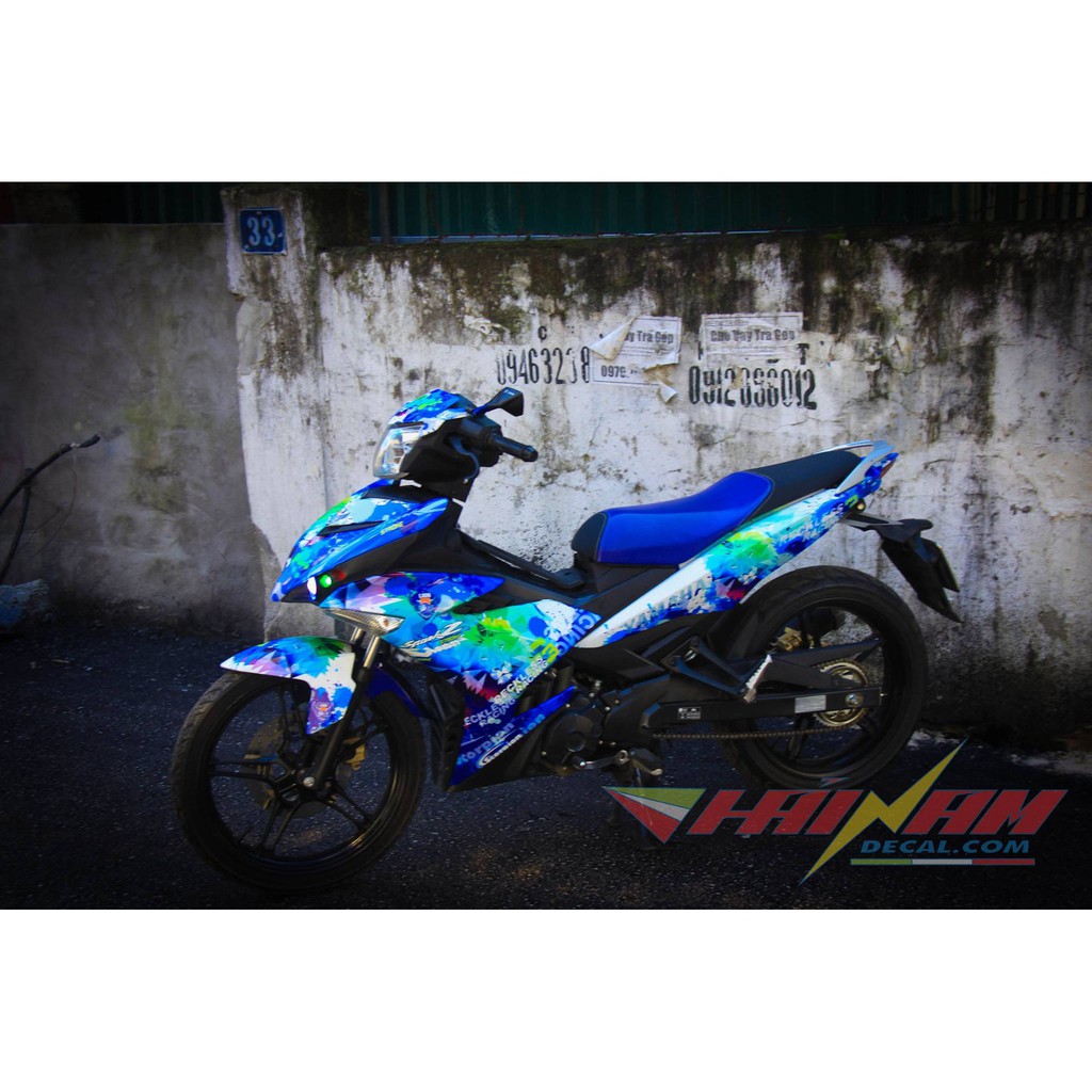 Tem trùm sư tử xanh cho Exciter 150