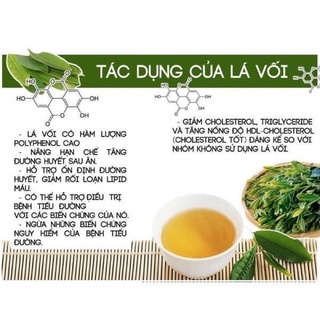 Lá vối khô túi 1kg lá xanh thơm ngon