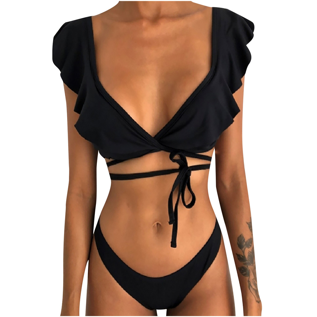 Set Đồ Tắm Trơn Màu Quyến Rũ Dành Cho Nữ | BigBuy360 - bigbuy360.vn