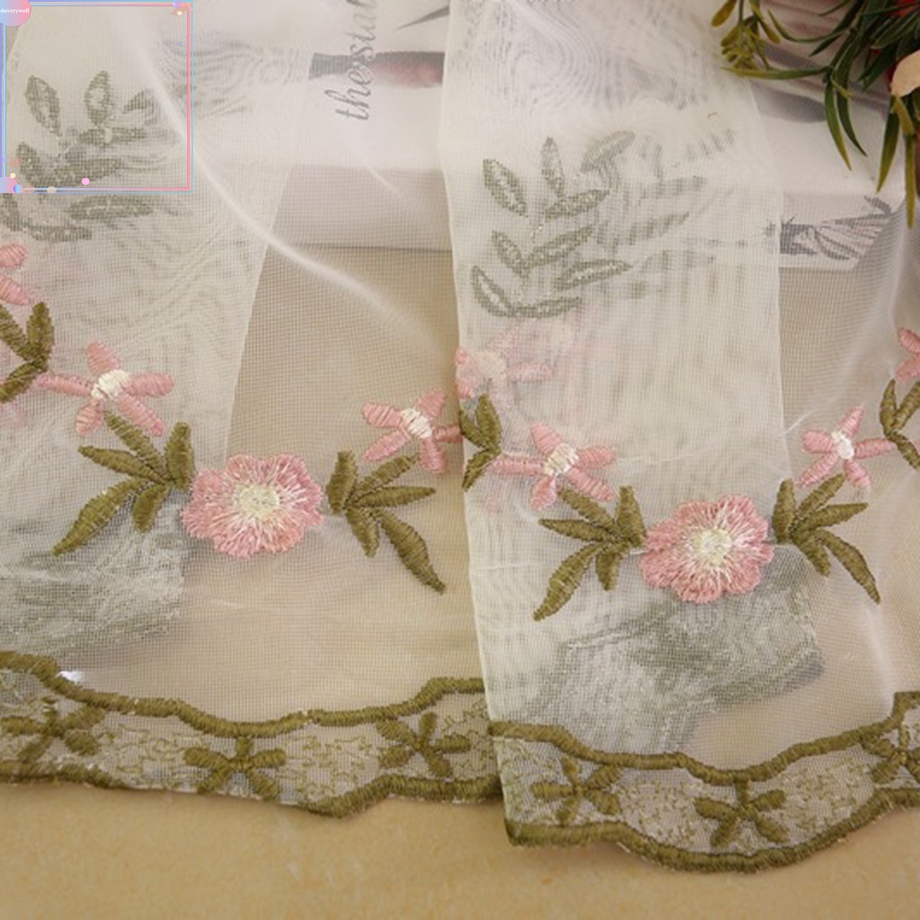 Rèm Cửa Sổ Thêu Hoa Mềm Mại Chống Mài Mòn Cho Phòng Khách