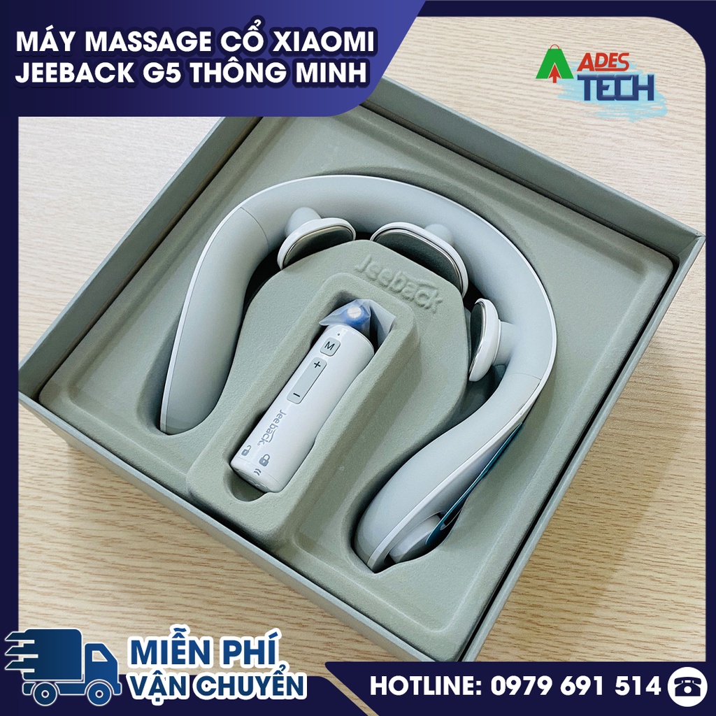 Máy massage cổ Xiaomi Jeeback G5 | máy massage thông minh | Giảm thiểu đau cổ | Bảo hành chính hãng