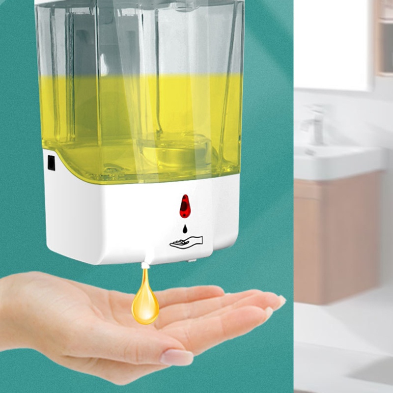 Máy Đựng Nước Rửa Tay Cảm Ứng Tự Động Thể Tích 600ML