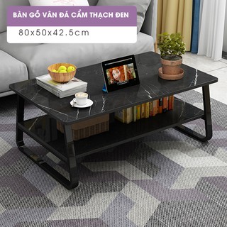 [SALE SỐC] BànTtrà Cẩm Thạch Chân Thang, Bàn Trà Chân Thang (KT: 80x52x42cm)