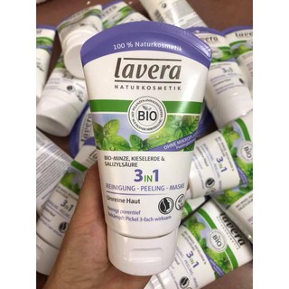 SỮA RỬA MẶT HỮU CƠ LAVERA 3in1 GIÚP THẢI ĐỘC DA - LÀM SÁNG DA Đức