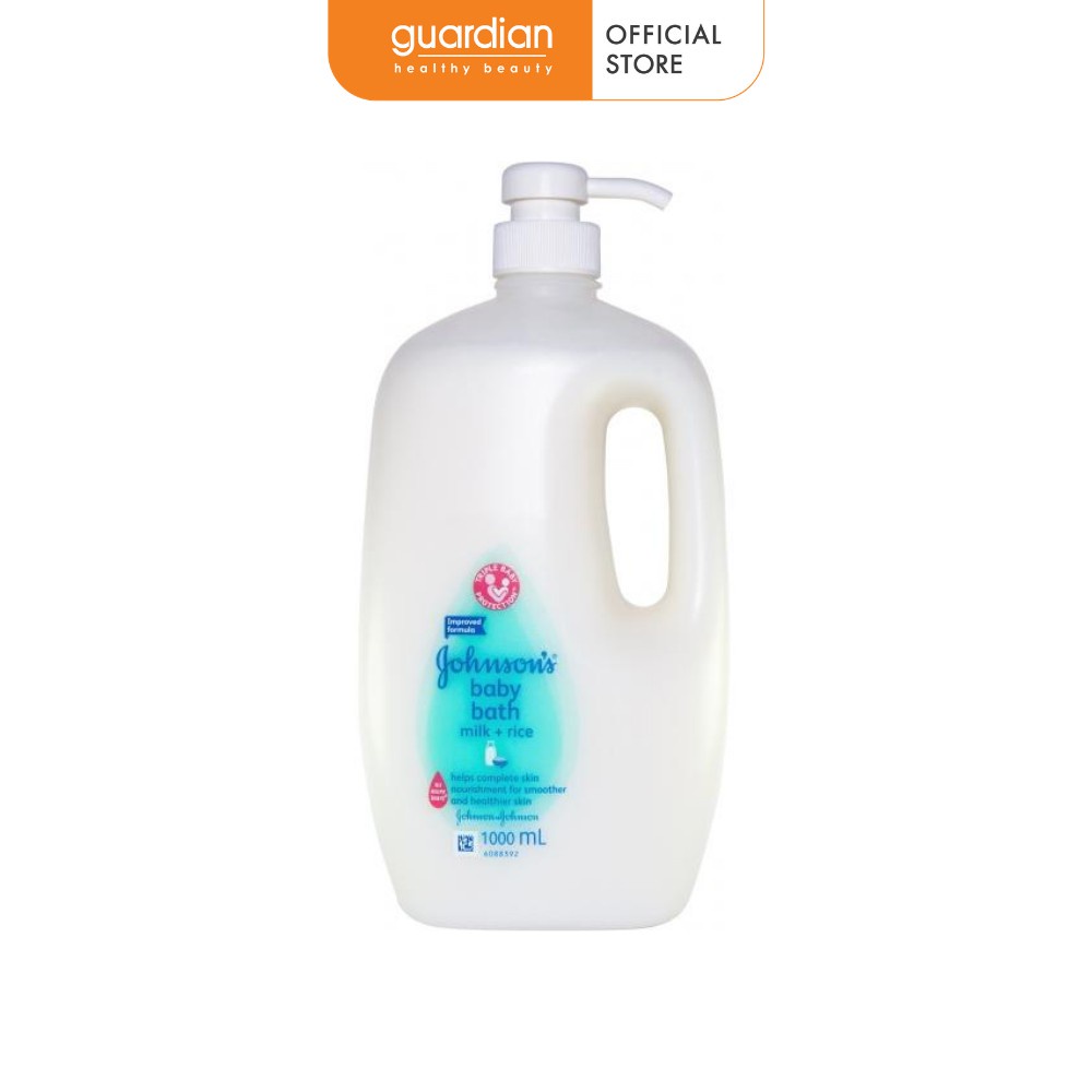 Sữa tắm Johnson Baby chứa sữa và gạo 1000ml