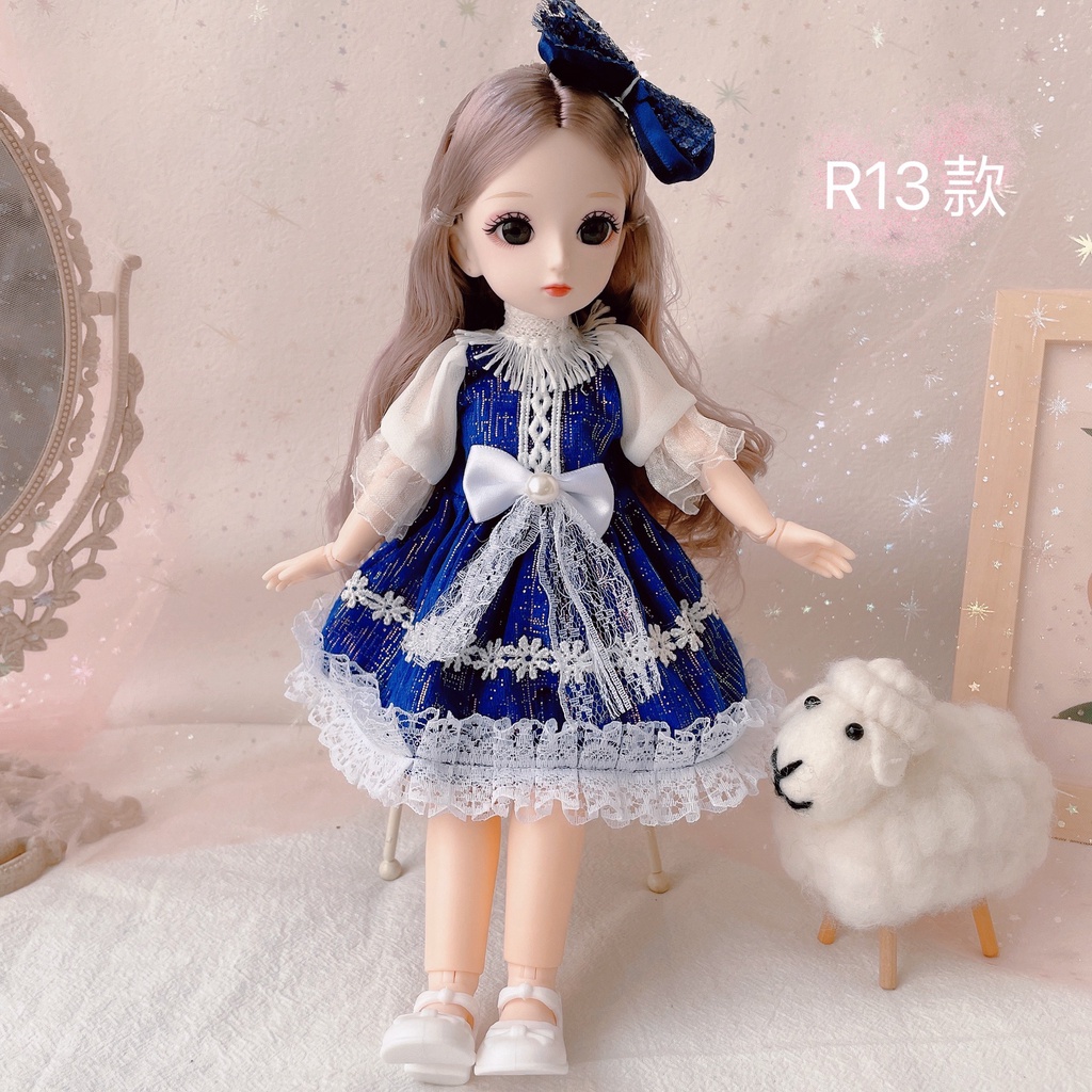 Set Búp Bê BARBIE cao 30cm cho bé có khớp kèm quần áo phụ kiện đồ chơi yêu thích quà tặng decor phòng CAMI KIDS