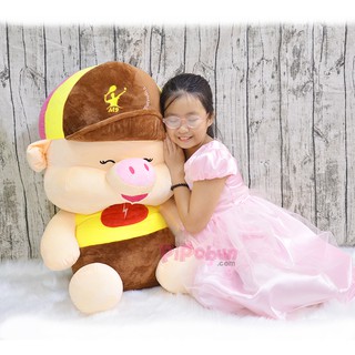 Gấu bông Heo Nón Bự size 1m3 (XXL) Pipobun