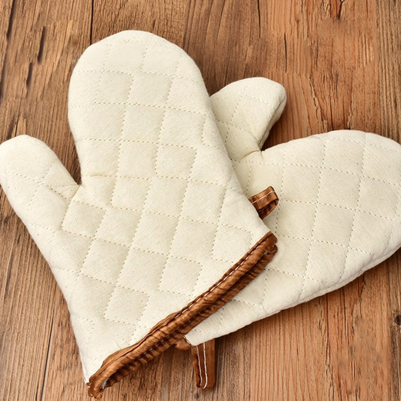 1 Đôi Găng Tay Cotton Chịu Nhiệt Đa Năng Cho Nhà Bếp
