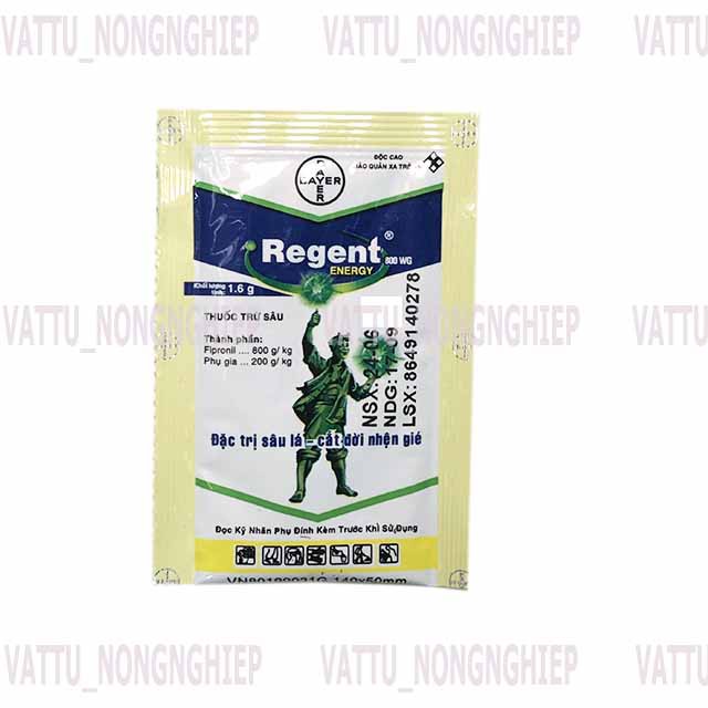 Bộ 3 Gói Regent 80WG Th uốc Trừ Sâu, Rầy Rệp, Bọ Trĩ - Cắt Đời Nhện Gié (Gói 0,8g)