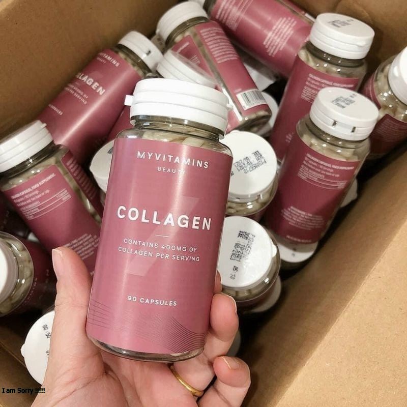 Viên uống Collagen thuỷ phân Myvitamins 90 viên của Pháp