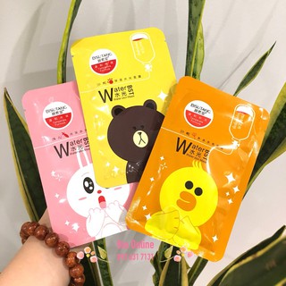 Mặt Nạ Bisutang Line Friend Siêu Đáng Yêu Giúp Khóa Ẩm Làm Sáng Đều Màu Da