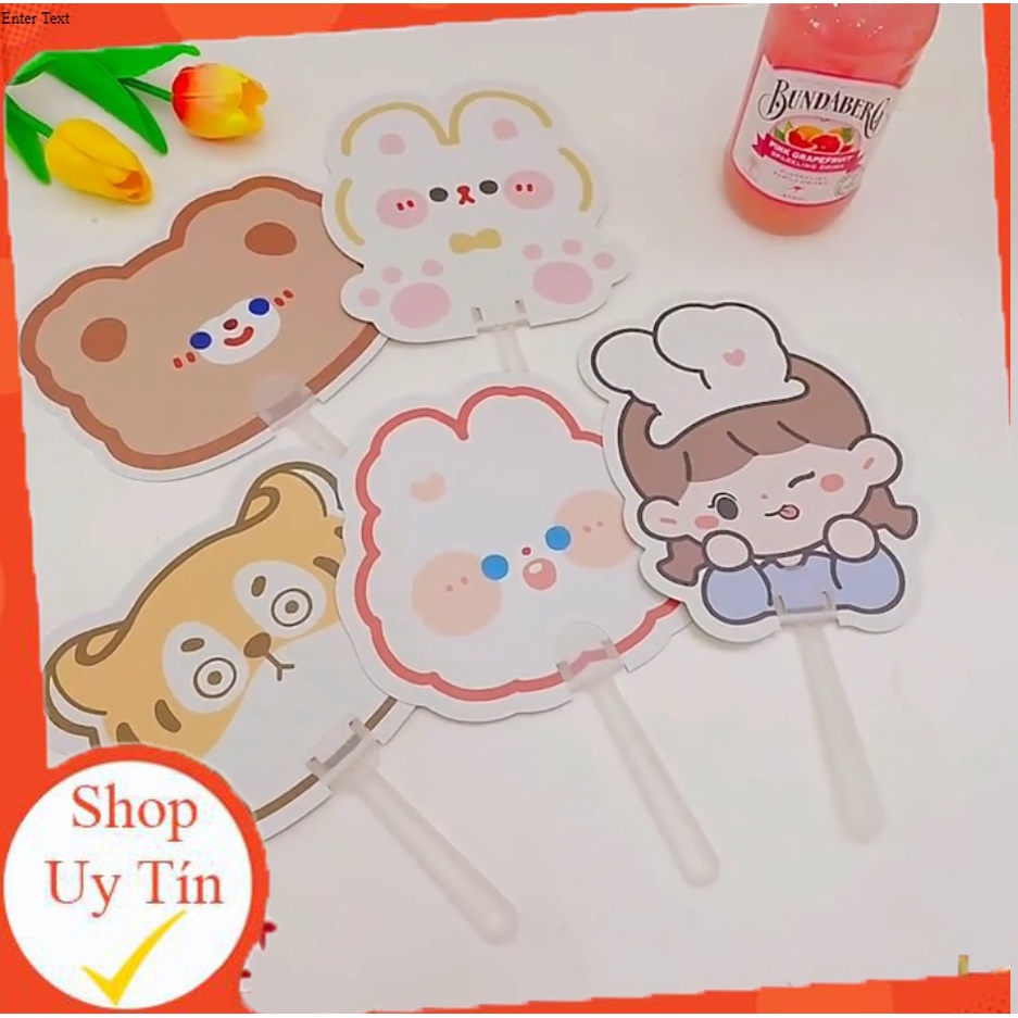 (Video Review) Quạt Nhựa Cầm Tay Kute Nhiều Mẫu Xinh