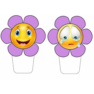 Mẫu mặt cười và buồn