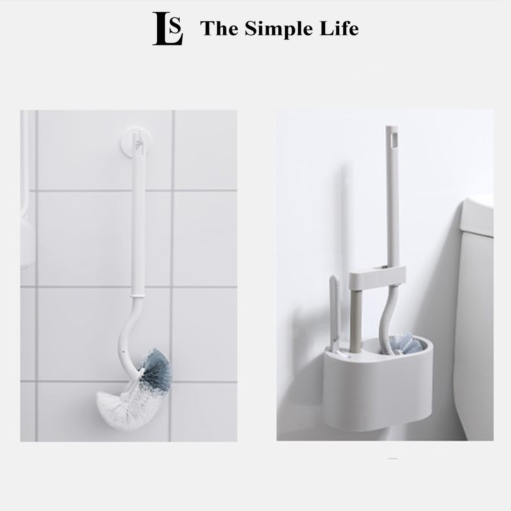 Cọ vệ sinh toilet, chổi cọ nhà vệ sinh, bồn cầu, bàn chải chà lavabo cao cấp, thông minh Coco Shangjia [CHÍNH HÃNG]