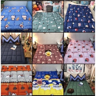 Tooper nệm trải giường hoặc trải sàn (100% mút tấm)tặng kèm 1 vỏ gối ôm mầu ngẫu nhiên