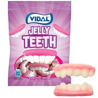 Kẹo dẻo jelly teeth vidal gói 80g