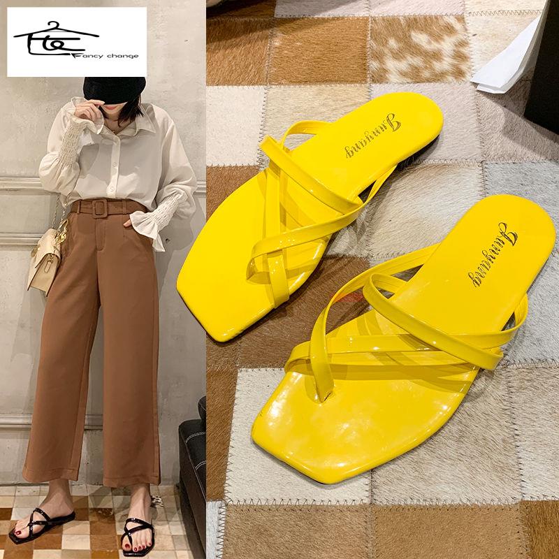 Dép Đế Bằng Chống Trượt Phong Cách Hàn Quốc Thời Trang Mùa Hè 2020 Mới Cho Nữ