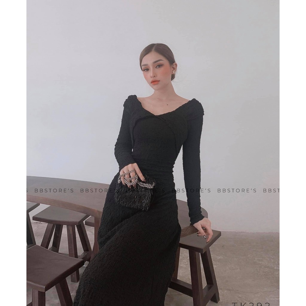 [BBSTORE'S] Đầm Body Xốp Nhăn Gina - TK292 | BigBuy360 - bigbuy360.vn