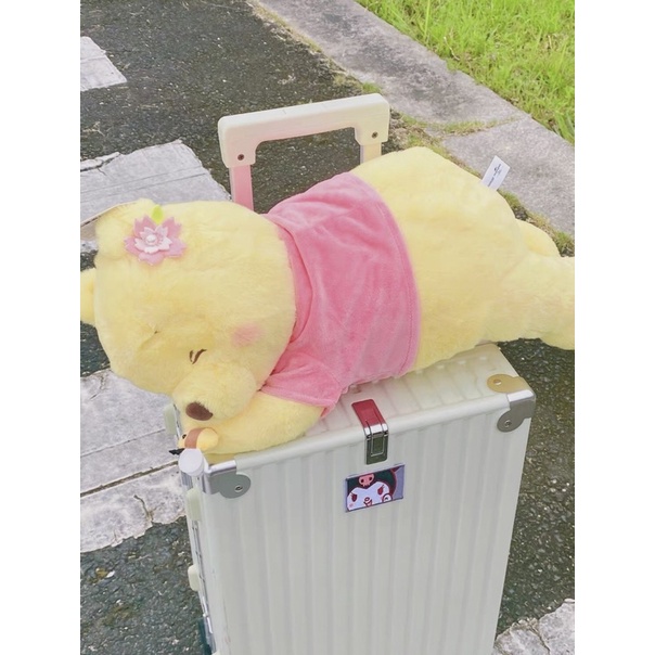 Gấu Pooh ngủ gật dễ thương cài hoa 🌸🐝