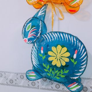 Lồng đèn Trung thu giấy kiếng hình con thỏ