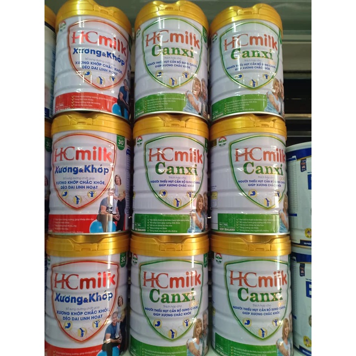 Sữa Canxi Gold HCmilk lon 900g - Bổ sung canxi giúp xương chắc khỏe, tăng cường sức khỏe