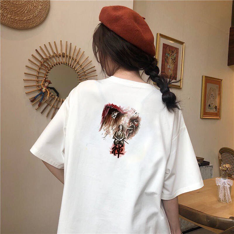 Áo thun tay lỡ nữ form rộng phong cách Nhật Bản form rộng vải dày mịn 2020T1852