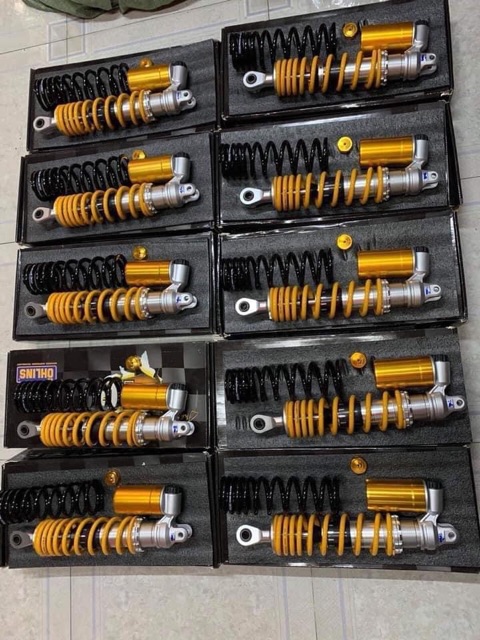 Phuộc sau Ohlins BÌNH DẦU DƯỚI Vario Click Vision Luvias Sh Mode 1.1 tặng kèm lò xo đen. DoChoiXeMayShop