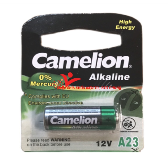 Pin điều khiển cửa cuốn 27a12v, 23a12v camelion akaline
