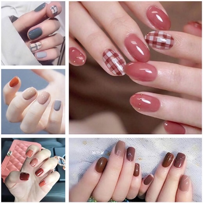 Miếng dán móng tay thời trang chống thấm nước - Phần 1