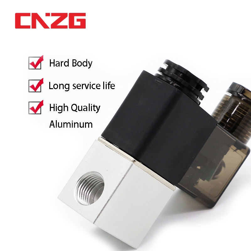 Van điện từ CNZG điều khiển khí nén 2 vị trí 2V025-08 2V025-06 1/4&quot; BSP 1/8 BSP thường đóng 12V 24V 220V 110V V2