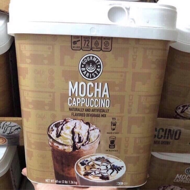 🍹🍹🍹Bột pha caphe mocha capuchino 1,36kg - Mỹ date 07/2022