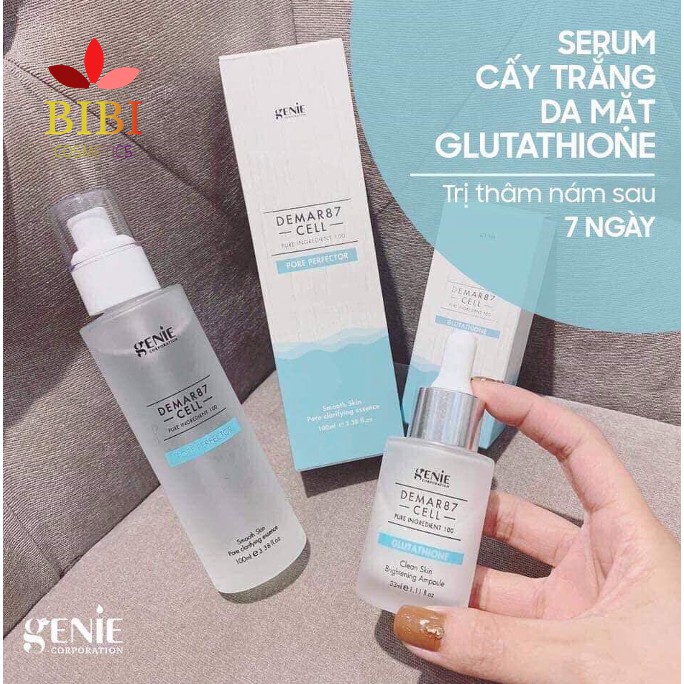 SERUM SIÊU TRUYỀN TRẮNG GENIE GLUTATHIONE MỚI