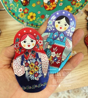 Miếng dán tủ lạnh búp bê Nga